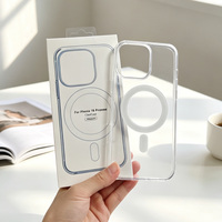 Coque de téléphone Android JOYPORODO C010 en acrylique transparent magnétique pour Samsung Galaxy A55 A56 A26 A36 A16 S26 S25 S24 S23 S22 Ultra