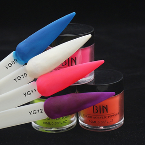 BIN 2025 12 tipos <span class=keywords><strong>de</strong></span> colores, polvo acrílico <span class=keywords><strong>de</strong></span> neón <span class=keywords><strong>de</strong></span> alta calidad <span class=keywords><strong>para</strong></span> sumergir <span class=keywords><strong>uñas</strong></span>, paquete <span class=keywords><strong>de</strong></span> tarro <span class=keywords><strong>de</strong></span> plástico <span class=keywords><strong>de</strong></span> 30ml <span class=keywords><strong>para</strong></span> salón - Product Image 2
