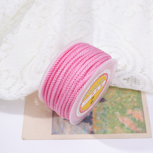 Cordon d'ananas de 2-3 mm, 10-15 m/rouleau, cordon en nylon coloré, fil pour nœuds chinois, fabrication de bijoux en macramé, accessoires, cordon tressé - Product Image 5