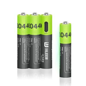 Batería de Iones de Litio IILEER Recargable por USB de 1200 Ciclos, 3.7V 10440, 666mWh 180mAh, Puerto USB Tipo C - Product Image 6