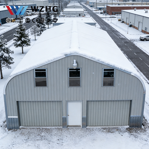 Entrepôt à arche en acier lourd pour le projet GNL de la péninsule de Yamal, conception anti-explosion pour le stockage d'équipements cryogéniques - Product Image 1