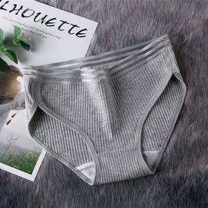 Celana Dalam Wanita Katun Berongga, Garis-garis, Pinggang Rendah Lembut Ramah Kulit Wanita 2022 - Product Image 4