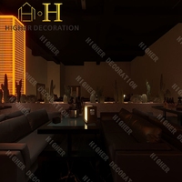 Ensemble de mobilier moderne pour club : comptoir de bar, canapé lounge KTV et comptoir d'exposition pour la vente