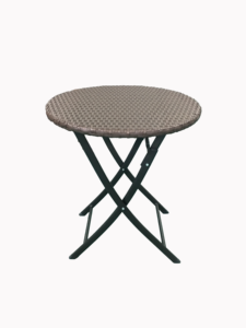 Mây Patio Bistro gấp ghế và bảng thiết lập đồ nội thất ngoài trời bộ với chống gỉ <span class=keywords><strong>3</strong></span> mảnh Bistro Bộ ghế có thể gập lại - Product Image 2