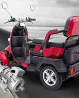 Scooter électrique à quatre roues longue portée 500W 60V, scooter électrique stable pour personnes âgées
