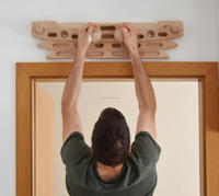 Planche d'entraînement murale portable en bois massif pour l'escalade, le bouldering et le renforcement des doigts