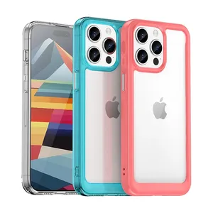 For iphone 15 Pro Max Case For iphone 15 14 13 12 11 Pro Max Cover Funda Hard Clear Translucent Phone Case iphone 15 Pro Max