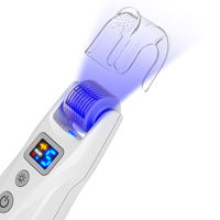 Sans fil électrique EMS LED Microneedling Bio Roller G5 derma roller Microneedling 1.5mm pour la repousse des cheveux
