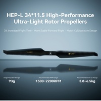 T-MOTOR HEP-L 34*11.5 Ultra Léger 34 pouces 33KG Max. Hélices de drone multirotor à longue autonomie pour UAV