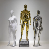 Mannequins féminins ajustables grande taille XXL corps entier blanc noir réaliste grosses femmes vêtements présentoir factice pour Boutique