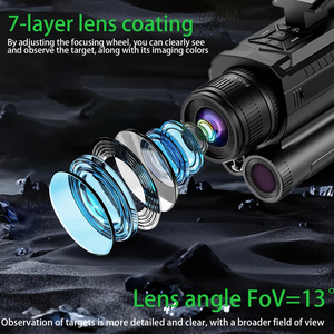 Monocular Digital de Visión Nocturna 4K HD Mini, Alcance de Oscuridad de 600 Metros, Telescopio Infrarrojo Montado en la Cabeza, Grabación de Video para Exteriores - Product Image 4