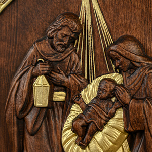 Tenture murale en bois <span class=keywords><strong>de</strong></span> la Nativité <span class=keywords><strong>de</strong></span> Jésus, plaque <span class=keywords><strong>de</strong></span> scène <span class=keywords><strong>de</strong></span> naissance <span class=keywords><strong>de</strong></span> la Sainte Famille, cadeau <span class=keywords><strong>de</strong></span> décoration <span class=keywords><strong>de</strong></span> maison <span class=keywords><strong>de</strong></span> Noël religieux chrétien - Product Image 5
