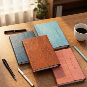 Carnet de promotion 2026 : Calendrier professionnel A5 à couverture rigide, pliable en trois parties - Product Image 1