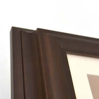 Marco de Fotos Rectangular B&C ART Q7760, Tamaño Personalizado 11x14, Diseño Moderno, Madera Marrón Resistente, Hecho en Guangdong