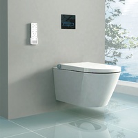 Articles sanitaires pour salle de bain, douche, toilettes, prix bas, vente, WC, couvercle de toilettes électronique, siège blanc en céramique, cuvette de toilettes intelligente
