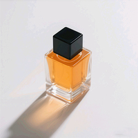 Bouteilles de parfum en verre carrées haut de gamme 30ml 50ml 100ml vente en gros vide Rectangle Parfum parfum pompe pulvérisateur Type d'étanchéité