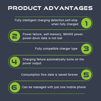 Station de charge rapide pour scooter électrique de niveau 2 36v 48v 60v 72v Certifié Rohs Chargeur 10 voies pour vélo électrique Norme d'interface CCS