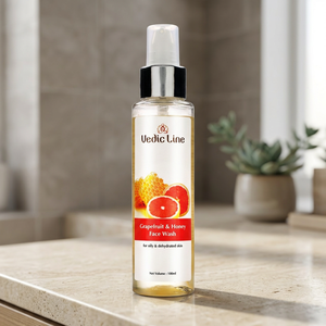 VEDICLINE Limpiador Facial Líquido Natural de Miel de Pomelo con Vitamina C, Control de Grasa, Limpieza Profunda, Aclarante, Tratamiento para el Acné, Para Todo Tipo de Piel - Product Image 3