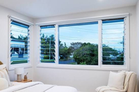 Volets en verre modernes populaires pour projets de villas, appartements et hôtels