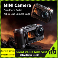 Cage de caméra en aluminium CNC pour Osmo Action 6 avec cadre de protection et support griffe froide, accessoires de rig d'action