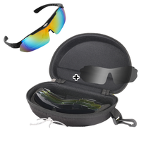 Vente en gros de lunettes de soleil de cyclisme et de moto lunettes de sport polarisées 5/6 verres interchangeables vélo extérieur coupe-vent ski décontracté