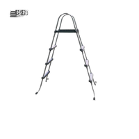 Échelle de piscine avec logo OEM, pour piscine hors sol, en acier inoxydable de qualité supérieure, accessoires de piscine amovibles, escalier de piscine, rampes