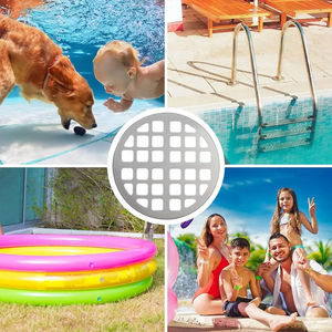 Cubierta de filtro de piscina de acero inoxidable, protege el sistema de bombeo de la piscina de animales pequeños y residuos grandes, 1 ud. - Product Image 4