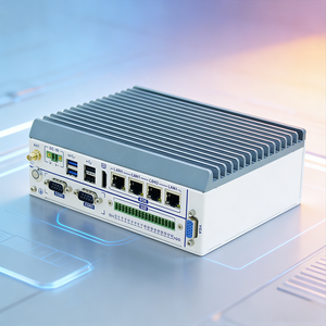 PC industriel sans ventilateur résistant aux températures extrêmes, <span class=keywords><strong>ordinateur</strong></span> Edge AI pour kiosques de libre-service extérieurs et applications de vente au <span class=keywords><strong>d</strong></span>étail - Product Image 1