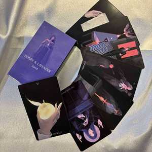 Baraja de <span class=keywords><strong>Tarot</strong></span> en Inglés, Juego de Mesa, Cartas de <span class=keywords><strong>Tarot</strong></span> Miel y Lavanda, 78 Cartas Clásicas para Principiantes - Product Image 3