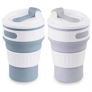 Bouteille d'eau pliable en silicone pour le sport, idéale pour le camping et les voyages en extérieur, personnalisable, vente en gros, pour cadeaux promotionnels - Product Image 3