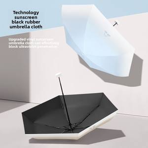 Le nouveau petit parapluie présente un motif dégradé et un style novateur. C'est un parapluie cadeau pour les femmes - Product Image 1