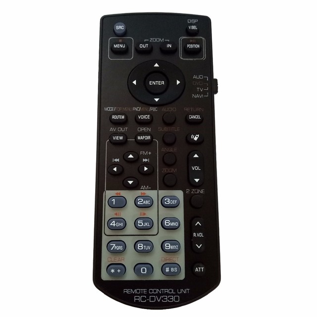 Replacement Remote Control RC-DV330 for KENWOOD Dnx Ddx Models Waterproof Car DVD Navigation DDX8019 NEW 433MHz Frequency