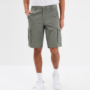 Casual Cotton <b>Men's</b> Cargo <b>Shorts</b> Relaxed Fit Knee Summer Wear Deep Side <b>Pockets</b> <b>Zipper</b> Plus Size Range Quick Dry Breathable - Product Image 6