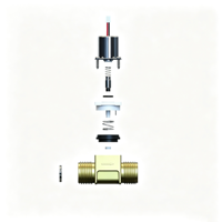 Robinet sans contact bistable 3V 6V DC G1/2 pouce en ABS, économie d'eau, écologique, design moderne, à verrouillage 1