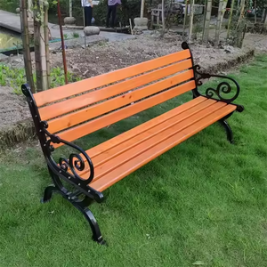 Customizable Modern Wood Patio Row Chair Waterproof Outdoor Leisure Furniture <b>for</b> Public Spaces Park <b>Garden</b> <b>Benching</b> - Product Image 5