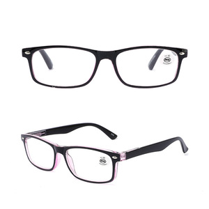 Lunettes de lecture unisexes simples, rectangulaires, classiques, avec rivets décoratifs, pour hommes - Product Image 4