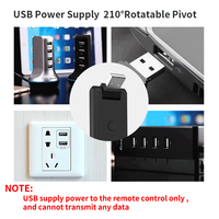 TY-US01 Tuya Smart WiFi IR Control Remoto Universal Inteligente para el Hogar con USB para TV, Aire Acondicionado y Electrodomésticos Infrarrojos y de Radiofrecuencia
