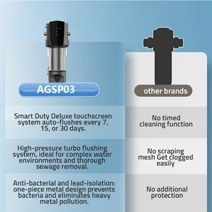 Tự động tích cực và tiêu cực xả nước thải trước khi lọc, toàn bộ nhà lọc nước, ngăn chặn các hạt lớn của trầm tích - Product Image 3