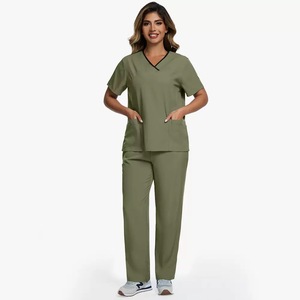 Women <strong>Scrubs</strong> Nursing Uniform Sets <strong>Purple</strong> Blue and Pink <strong>Scrubs</strong> Sets Tunic Spa Beauty Soft Stretch Uniforms Medical <strong>Scrub</strong> Uniforms - Product Image 4