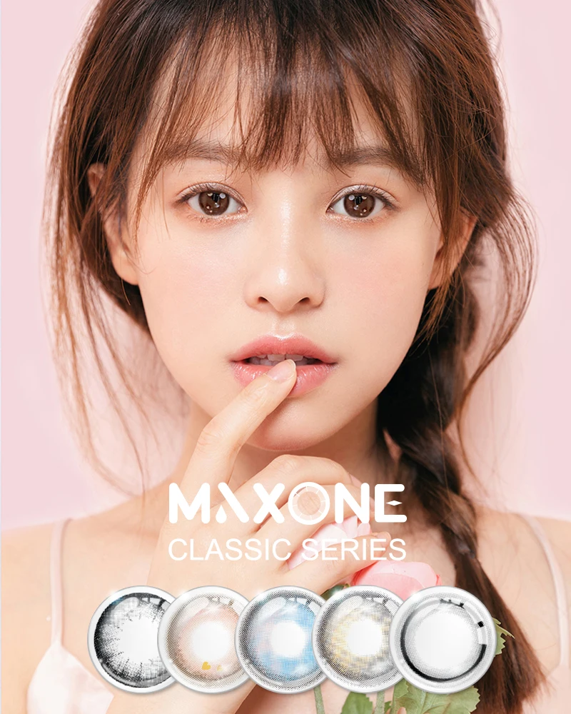 H Sale Classic Color Contact Lenses PP Pack Bags Soft Cosmetic Color Water 38% Low Price Made In China
