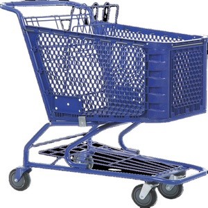 100L drogheria piccolo cestino di <span class=keywords><strong>plastica</strong></span> carrello della spesa con scaffale <span class=keywords><strong>in</strong></span> metallo carrello della spesa per il supermercato - Product Image 3