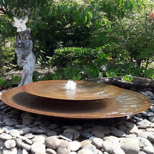 Fuente <span class=keywords><strong>de</strong></span> Agua <span class=keywords><strong>de</strong></span> Acero Corten para Jardín, Esculturas <span class=keywords><strong>de</strong></span> Acero para Jardín, Promoción <span class=keywords><strong>de</strong></span> Marzo, Económicas - Product Image 5