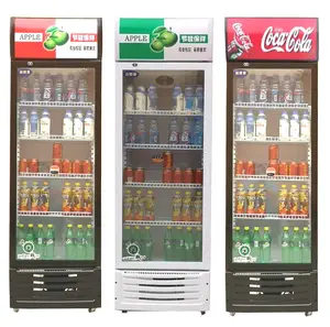 Refrigeration Cabinet Display Cabinet Vertical Beverage Pepsi Chiller Drink Coolers Chillers