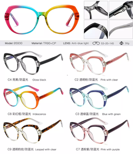 Gafas de Acetato de Moda en Instagram, Monturas <span class=keywords><strong>para</strong></span> Lectura, Gafas Ópticas con <span class=keywords><strong>Iones</strong></span> <span class=keywords><strong>Negativos</strong></span> <span class=keywords><strong>para</strong></span> Damas, Accesorios <span class=keywords><strong>para</strong></span> Fiestas - Product Image 6