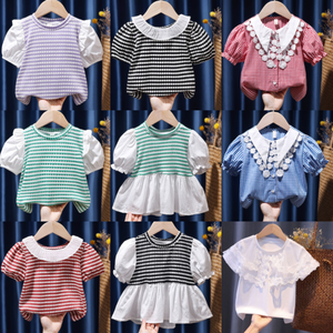 Nuove Magliette Casual per Bambine, Lavorate a Maglia e Ricamate, 100% Cotone, Manica Corta con Stampa di Personaggi - Indispensabili per i Bimbi - Product Image 2