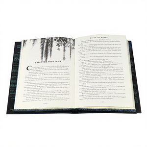 Libro de <span class=keywords><strong>Romance</strong></span> de Tapa Dura con Estampado Morado de Alta Calidad, Bordes Rociados con Diseño, Papel de Arte, Encuadernación Cosida y Cubiertas Antipolvo - Product Image 3