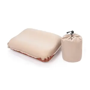 最高品質のインフレータブルキャンプ枕人間工学に基づいた3Dサポートインフレータブル枕圧縮可能なブローアップキャンプ枕