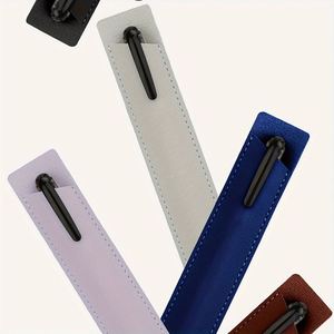 Pochette à stylos en cuir PU, étui à stylos en similicuir, cadeaux d'affaires, pochette à stylos pour promotion, vente chaude - Product Image 4