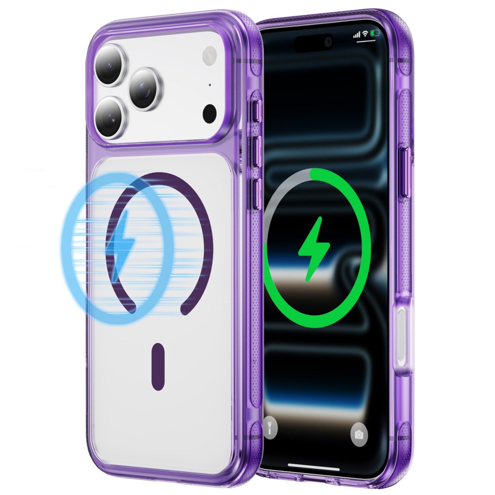 Clear+Purple