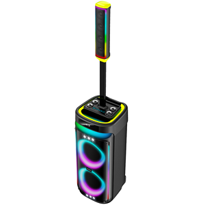 Grande <span class=keywords><strong>enceinte</strong></span> de fête portable haute puissance avec subwoofer, <span class=keywords><strong>colonne</strong></span> sonore sans fil et LED - Product Image 3